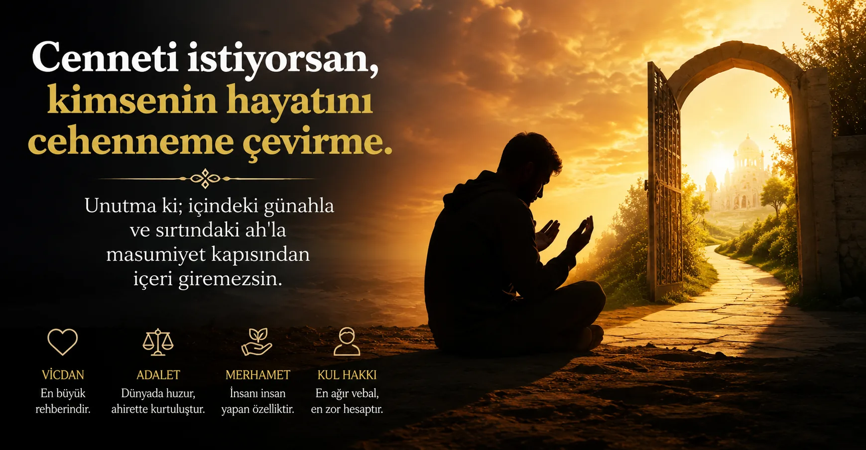 30 yıl önceki yapılan hatanın bitmeyen tövbe istiğfarı.
